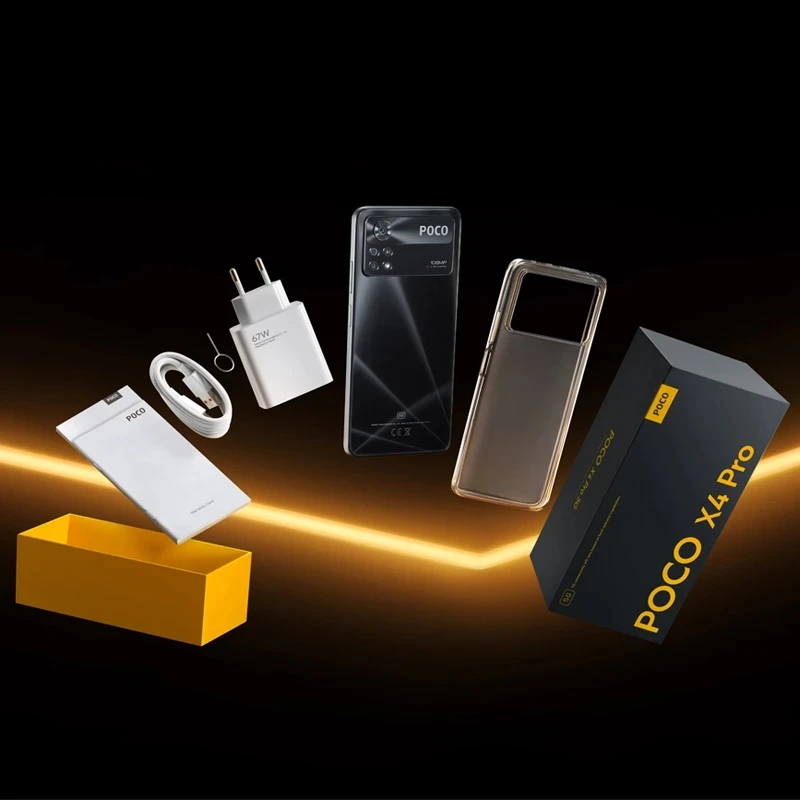 Смартфон глобальная версия POCO X4 Pro NFC 6 ГБ 128 ГБ/8 256 Snapdragon 695 120 Гц 67 Вт турбо-зарядка