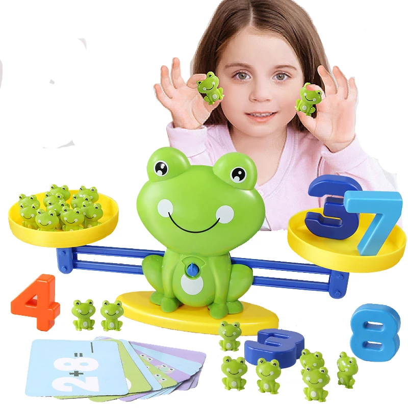 

Frog Balance Children's Puzzle Early Education Toy Mathematical Thinking Training Logic Family Parent-child Interactive Game