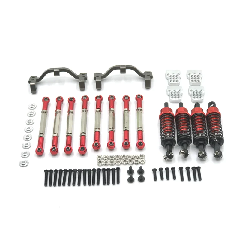 

Upgrade Metal Adjustable Tie Rod Shock Absorber Tie Rod Holder For WPL C14 C24 B14 B24 HengLong FeiYu JJRC RC Car Parts