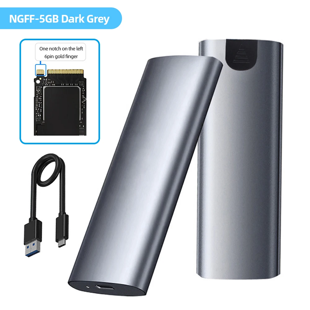 

Корпус M.2 NVMe SATA SSD Caes 5/10 Гбит/с, M.2 NGFF, внешние жесткие диски, системный блок, Type-C 3.1, поддержка кнопки M/B/(B + M)