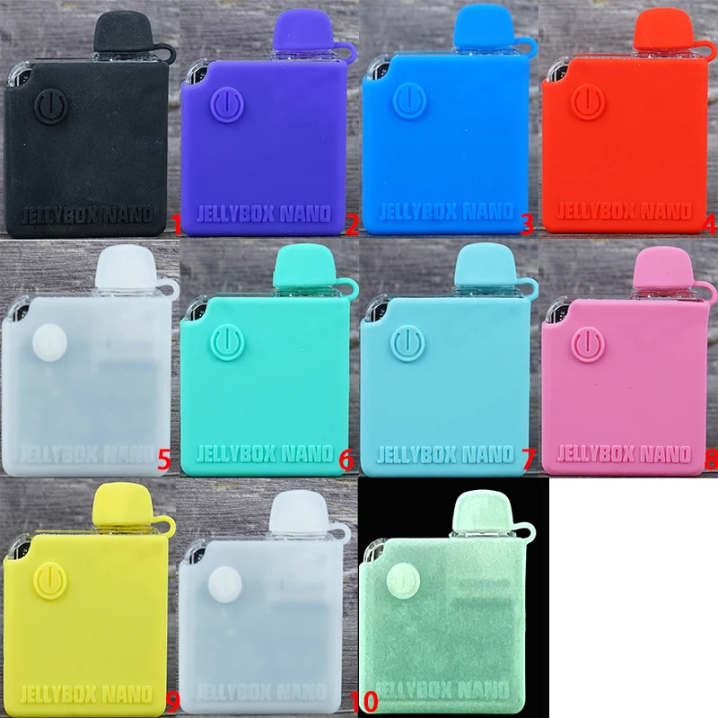 

New soft silicone protective case for jellybox nano no e-cigarette only case rubber sleeve shield wrap skin 1pcs