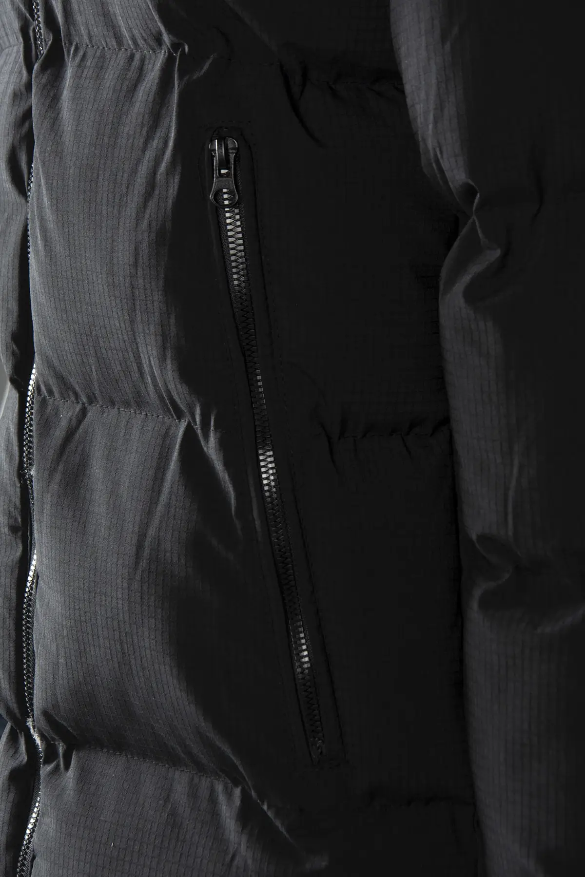 Men's Deep Black Hooded Inflatables