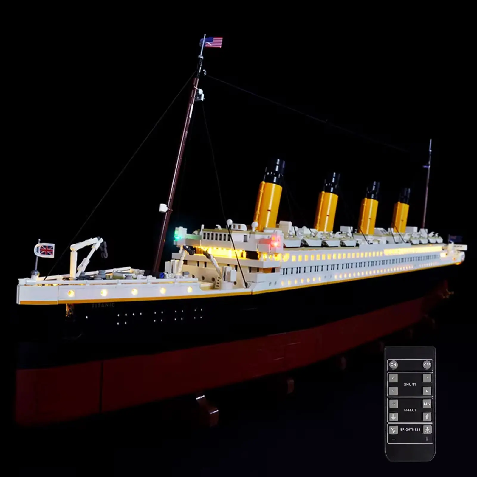 Фото Комплект светодиодного освещения LYBMTWF, совместимый с конструктором Lego 10294 «Титаник» (модельные блоки в комплект не входят) №1