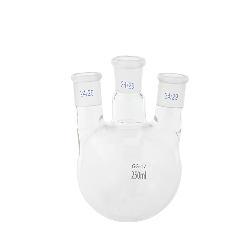 

1pcs Lab 50 to 2000ml round-bottom glass flask,Standard grinding mouth three-neck Distillation flask chemical reaction flask