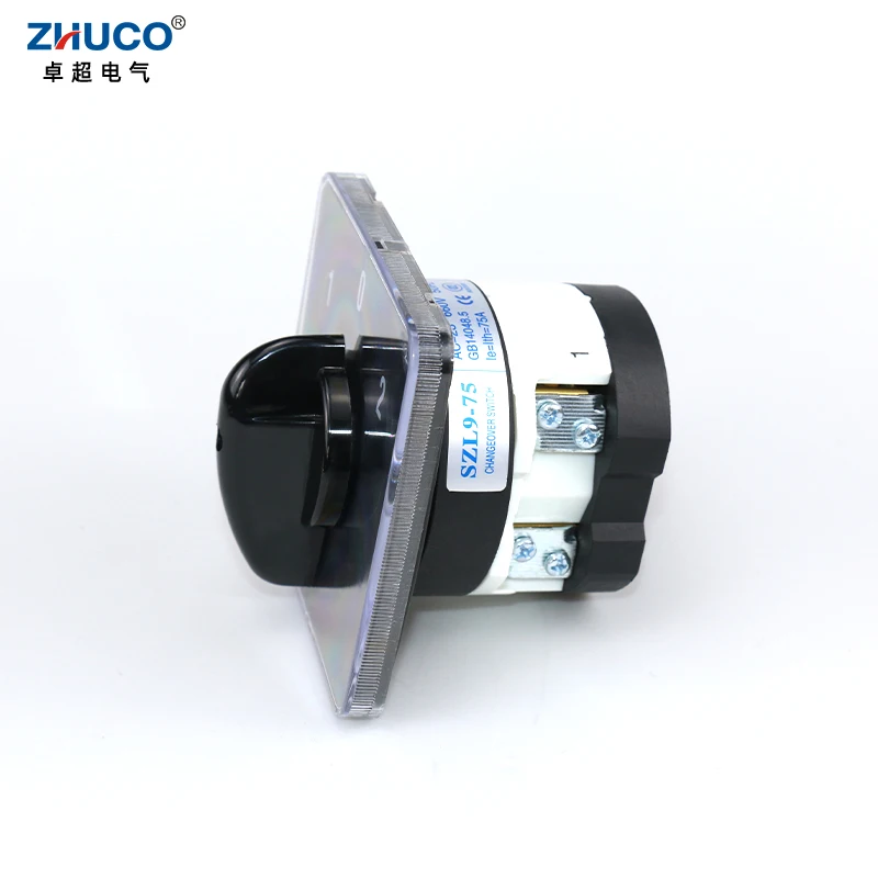 ZHUCO SZL9-75/1 75A Трехпозиционный 1-0-2 Однофазные 4-контактные винты Изменение Ganrator