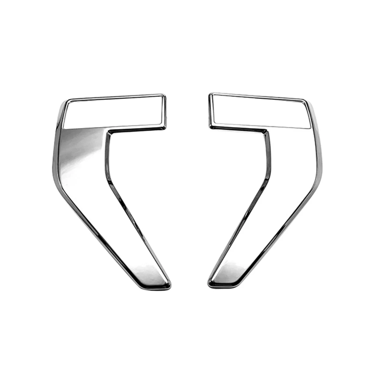 

For Ford F150 Car Chrome Side Air Outlet Fender Grille Vents Trim