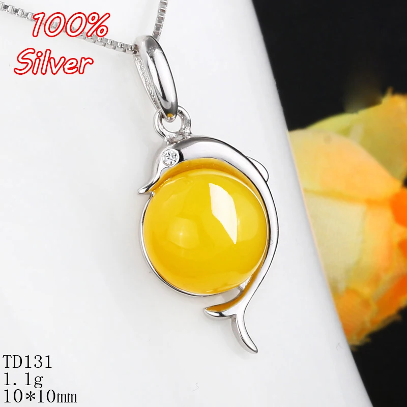 

10mm 100% Sterling-Silver Color Miniature Dolphin pendant Base Blank with gold-plated/platinum Silver Jewelry Fittings