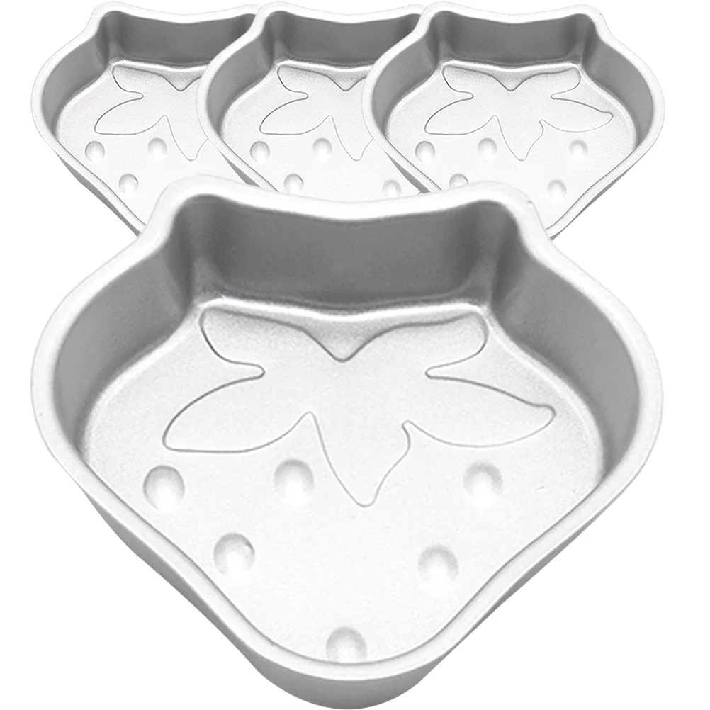 

4Pcs Cake Cheesecake Supplies Egg Making Molds Egg Molds Non-stick Jelly Molds for Home