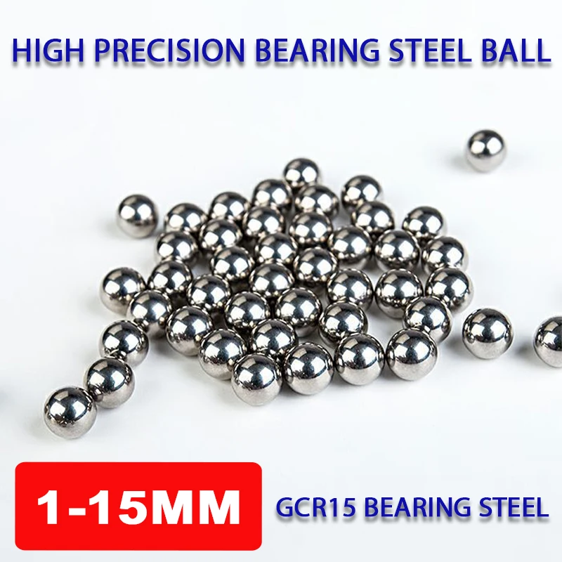 

Стандартный подшипник, стальной шарик 1-15 мм, шарик из хромистой стали GCR15, твердый Высокоточный Гладкий подшипник, стальной шарик, маленький круглый шарик
