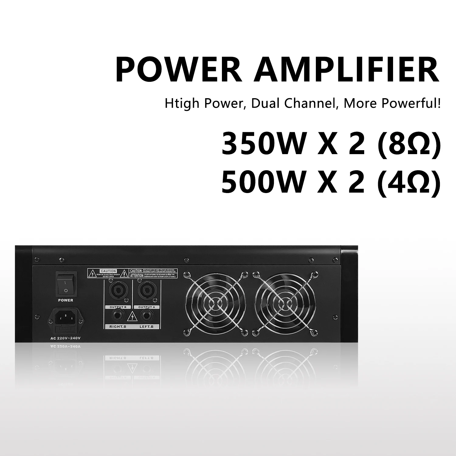 GAX-PMX6 Профессиональный сценический 6-канальный аудиомикшер с усилителем