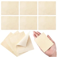 20pcs pottery tools kit pre cut chamois for smoothing pot rim soft chamois leather cloth clay diy modeling ceramic trimming tool
