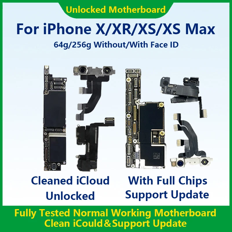 Полностью протестированная Рабочая материнская плата для iPhone X/XR/XS Max с