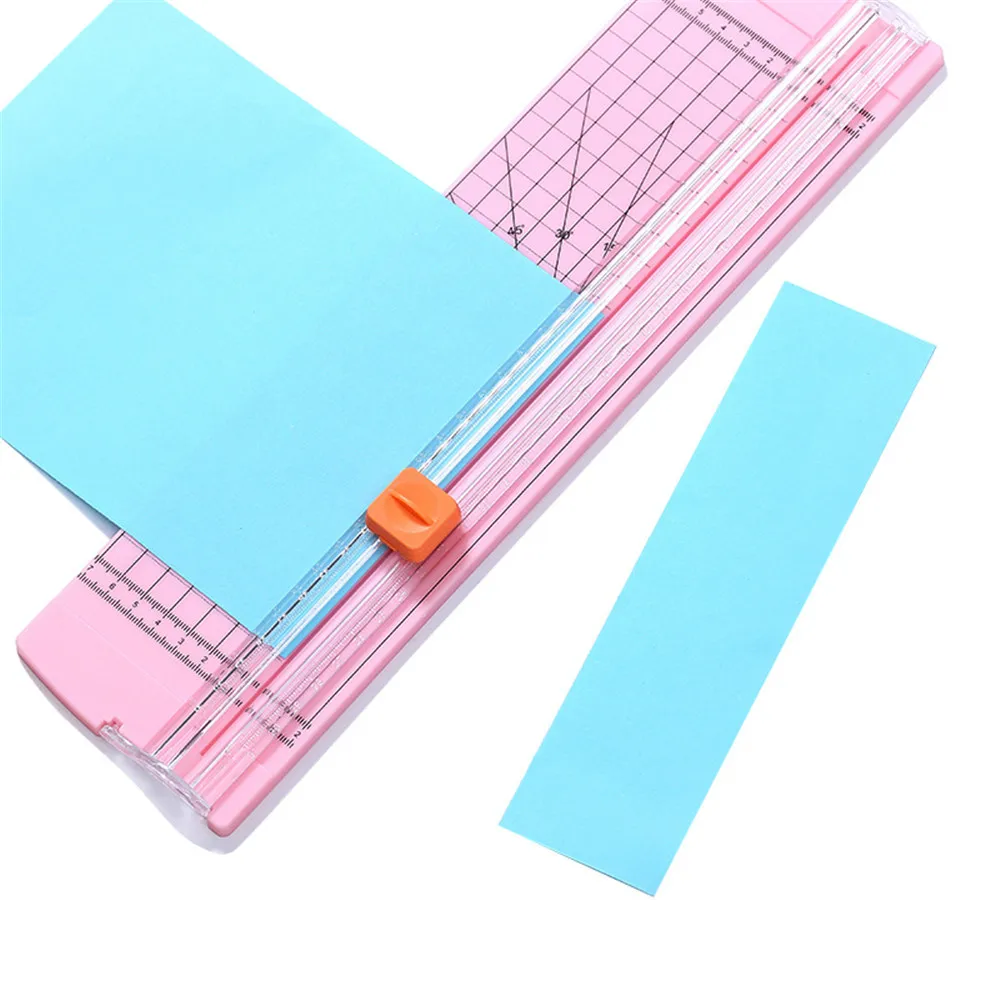 

Creative Plastic Paper Cutter for A4 Paper Art Manual DIY Clip Art Cutting Tool Photo Label Cutting Student Handmade Tool