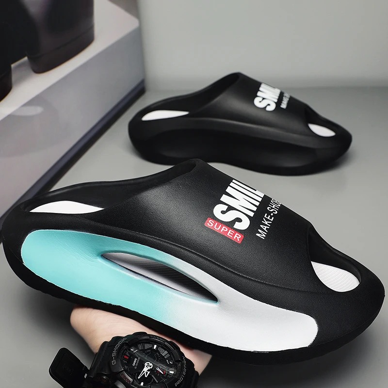 Сандалии для массажа мужчин и женщин мягкие Нескользящие тапки на толстой