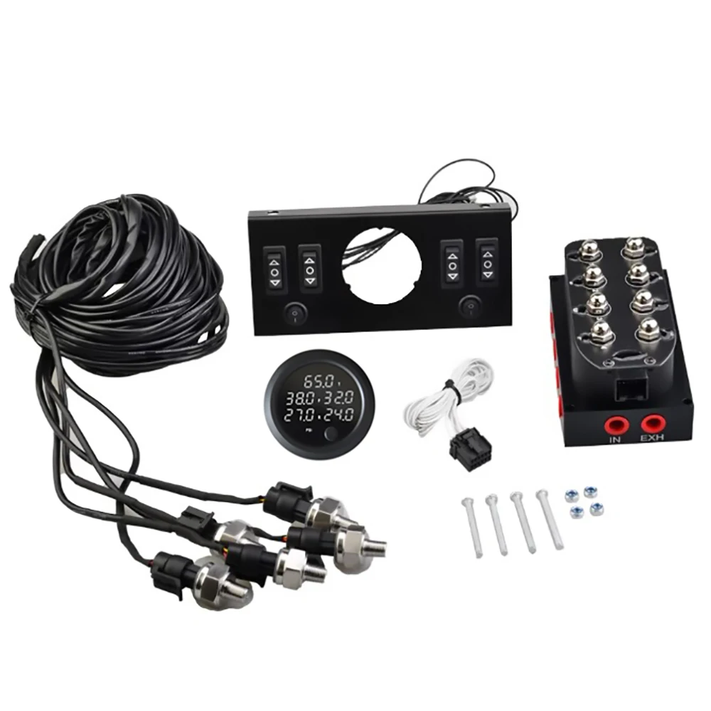 

Универсальная Пневматическая Подвеска NEWColor, пять в одном дисплее, манометр с соленоидным клапаном и панелью управления, переключатель судового типа