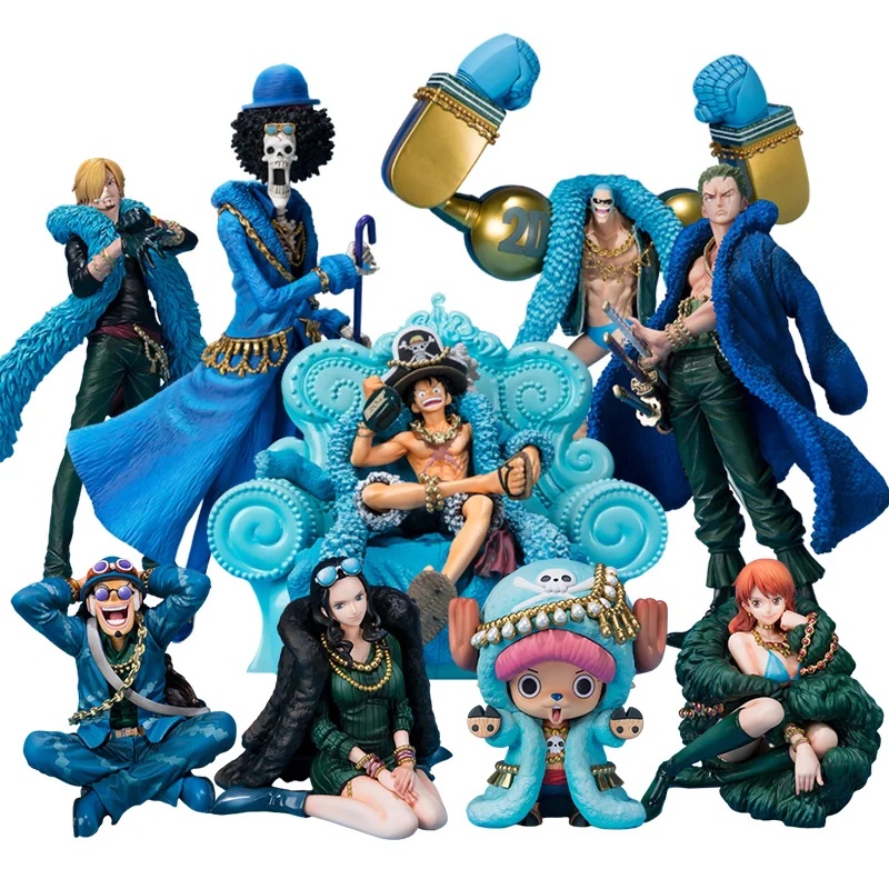 

В наличии оригинальная Bandai ONE PIECE FILM Z 20-я годовщина Monkey D Luffy Roronoa Zoro игрушки Санджи и нами BROOK экшн-фигурка модели Аниме
