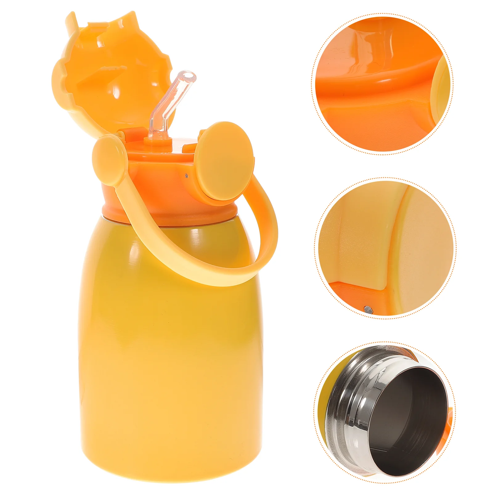 

Water Bottle Cup Travel Insulated Tumbler Double Drink Bottles Vacuum Straw Belly Jug Pot Metal Large Kids Lid Reusable Thermal