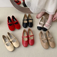 bailamos women flats pleated split toe shoes elastic band moccasins cozy solid ballerina loafers soft bottom flats women sandals