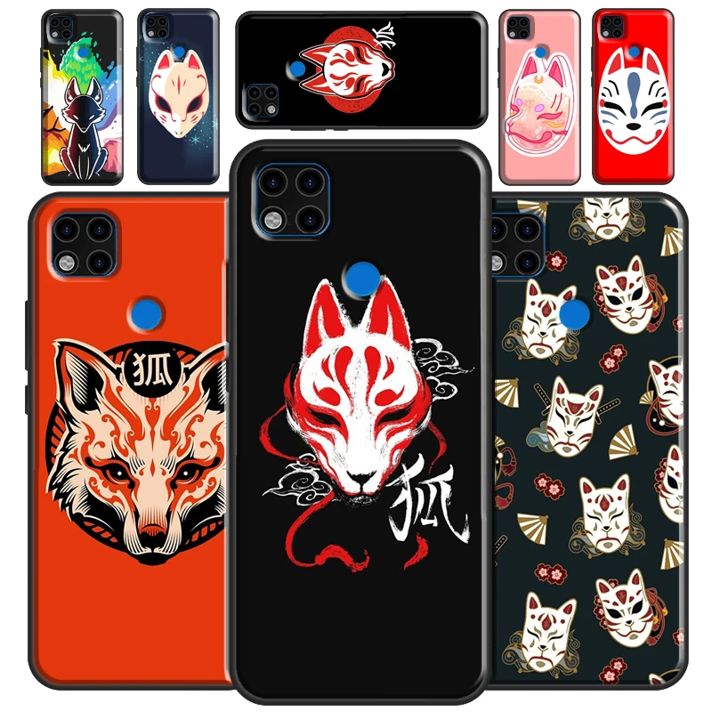 Чехол с изображением китайской маски лисы для Xiaomi Redmi Note 10 Pro 9 11 8T 9S 10S 9A 9T 9C |