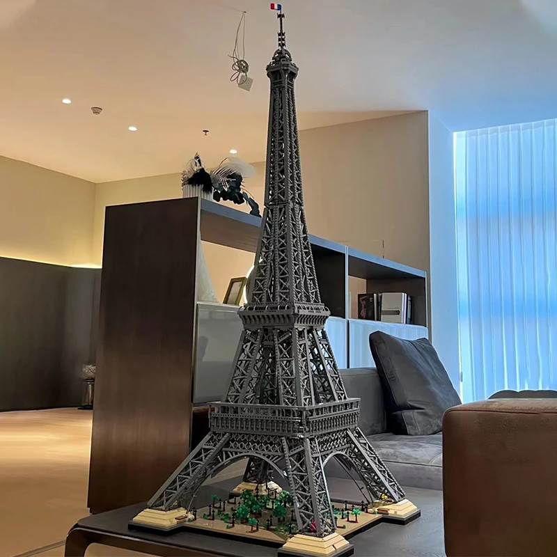 

In Stock Modular Buildings Model NEW ICONS Eiffel Tower 10001PCS Building Blocks Bricks Toys Kids Gift Set Compatible with 10307