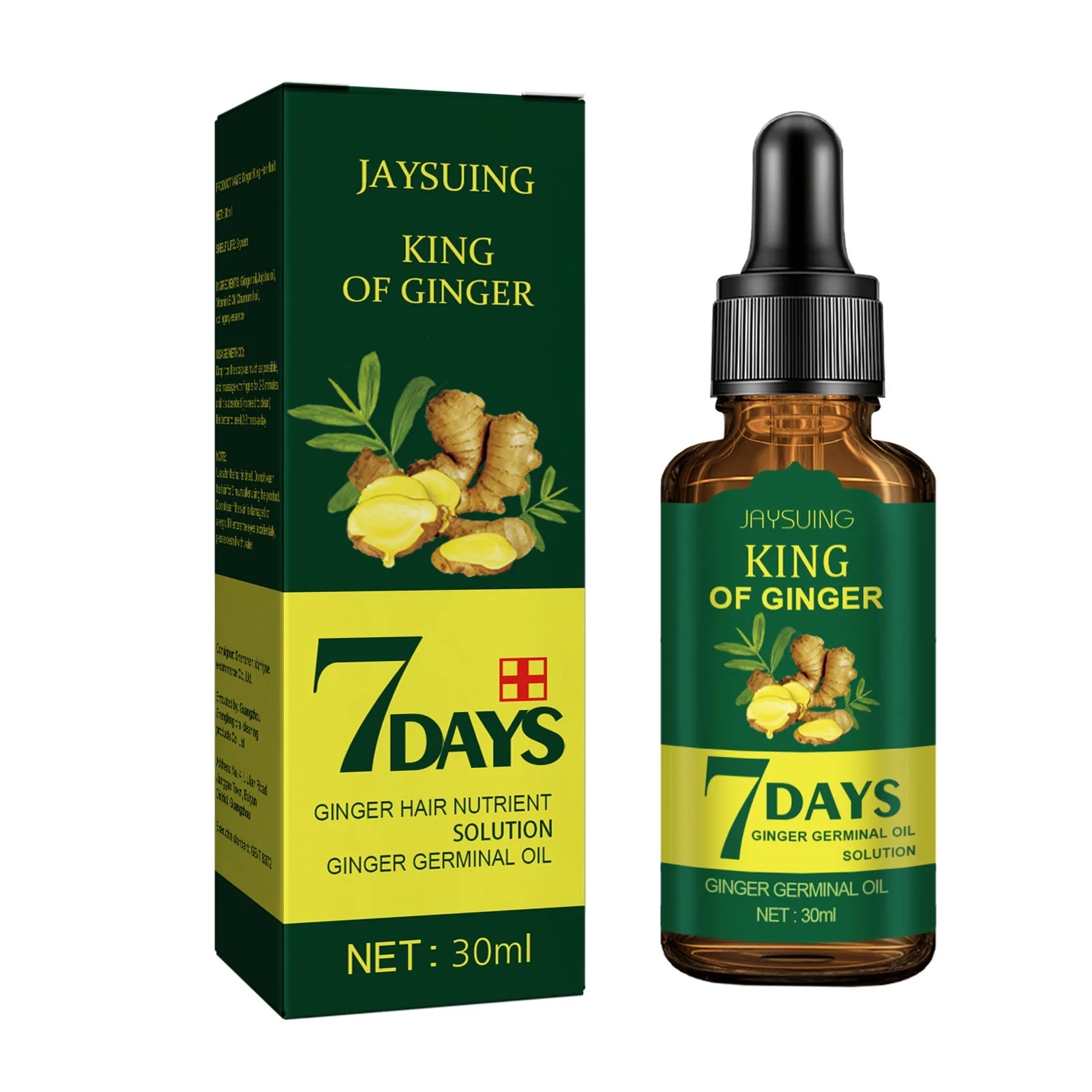 

Hair Regrowth Ginger Oil Ginger Germinal Essential Oil Anti Hair Loss Promotes Thicker Stronger Hair Hair Regrowth Essence For