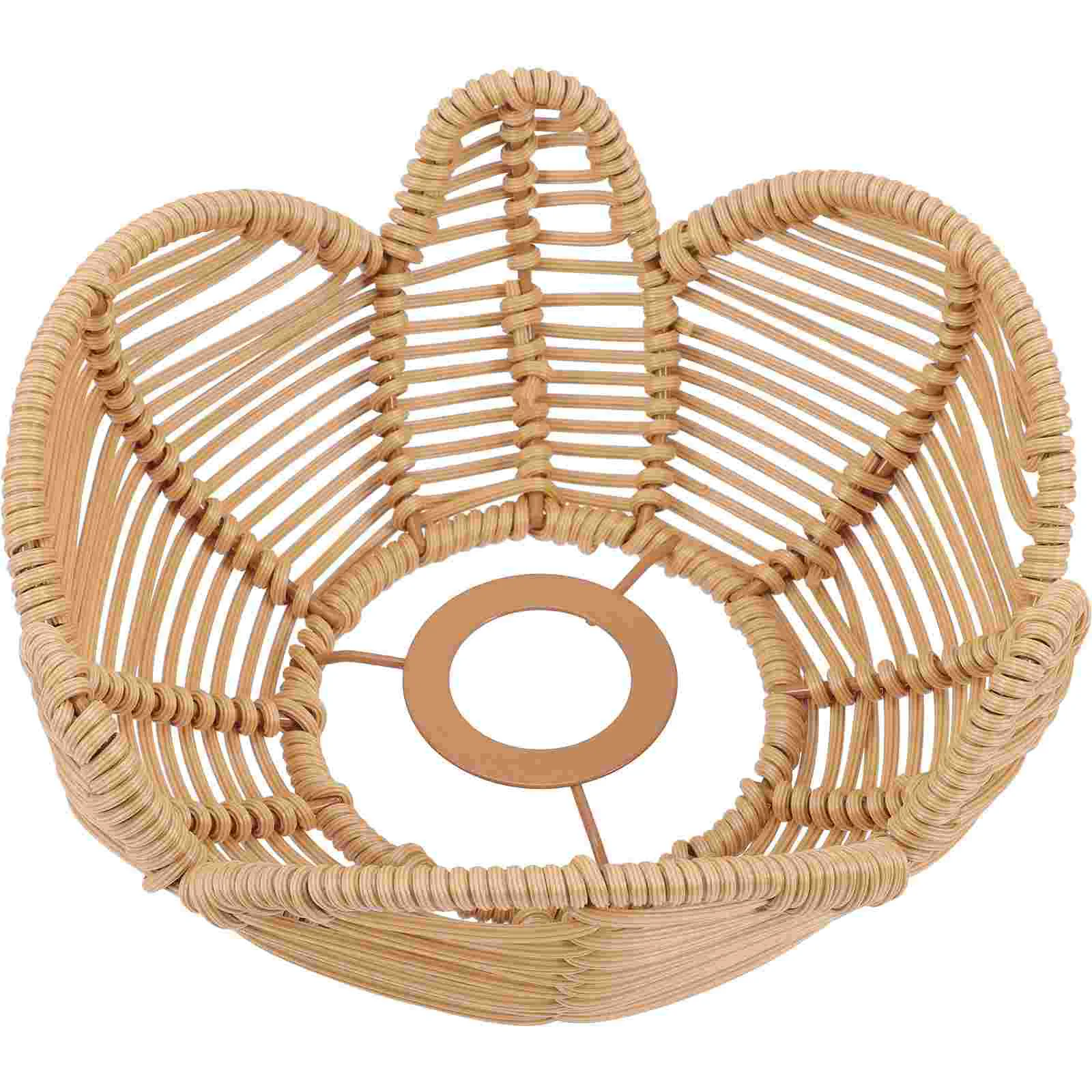 

Ceiling Fan Lampshades Hotel Decorative Cover Restaurant Reusable Exquisite Woven