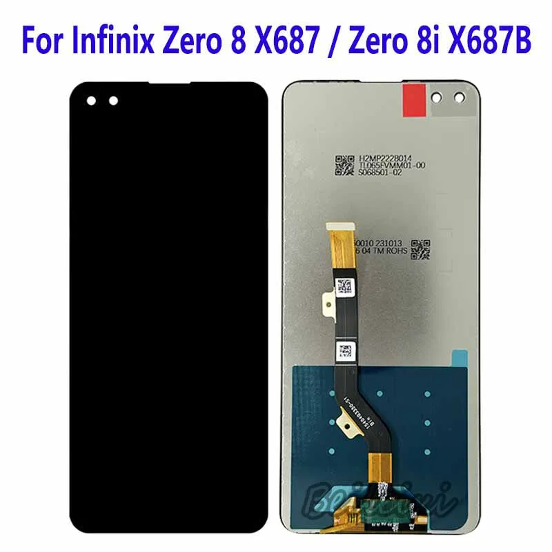 Для Infinix Zero 8 X687 ЖК-дисплей для 8i X687B запасной аксессуар