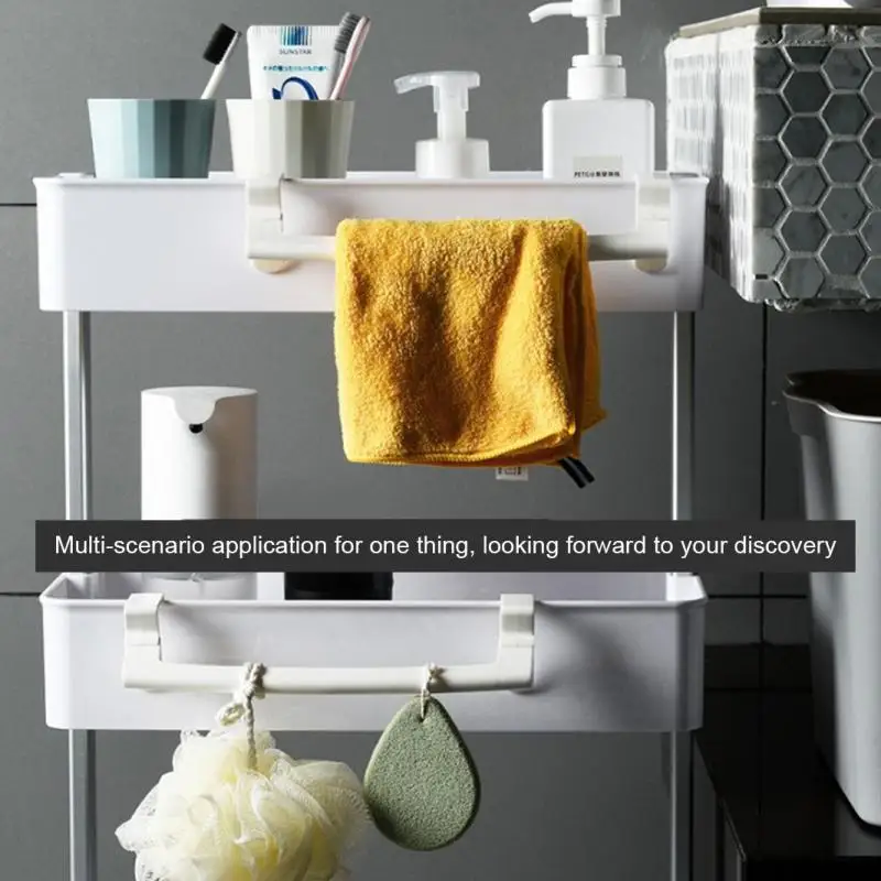 

Traceless Closet Rack 1pcs Cabinet Door Towel Rack Towel Rack Multi Functional Rag Holder Kitchen Accessories Clip Type Portable