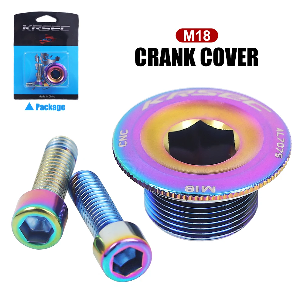 

MTB Bike M15 M18 M20 Cranks Screw CNC Aluminum Alloy Crankset Cover Cycling Parts For Shimano/SRAM/FSA Bike Parts Accessories