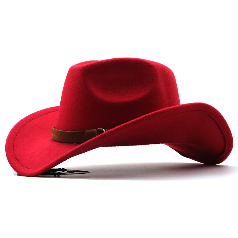 Western Cowboy Hat Fedora Hat Men Large 