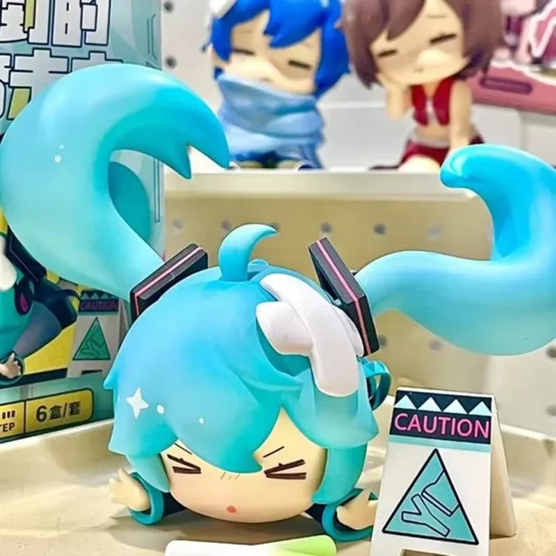 Фото Spot Falling Hatsune Miku Mysterious Box Miku Blind Box Фигурки Vocaloid Аниме Модель Kawaii Girls Fufu Doll Collection Модель Игрушки №3