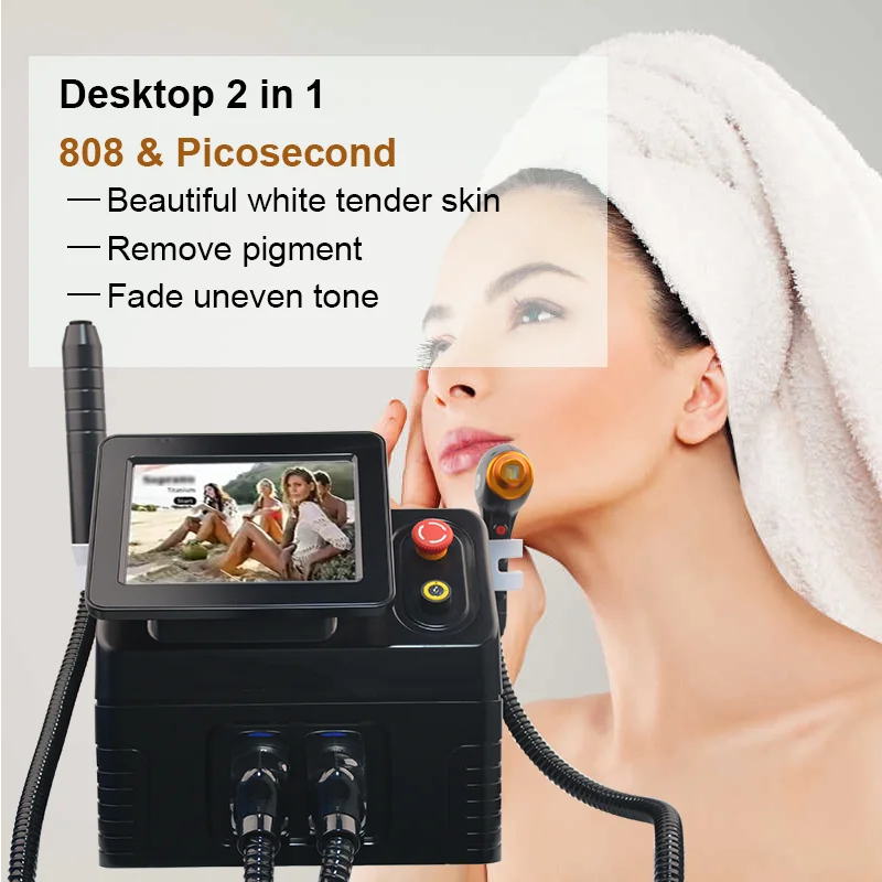 

picosecond laser Diode Laser hair removal machine q switched nd yag laser hair tattoo removal machine epilator for women