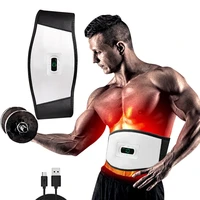 new electric abdominal muscle stimulator massage belt smart waist abs belt body slimming massager fitness lose weight fat burn