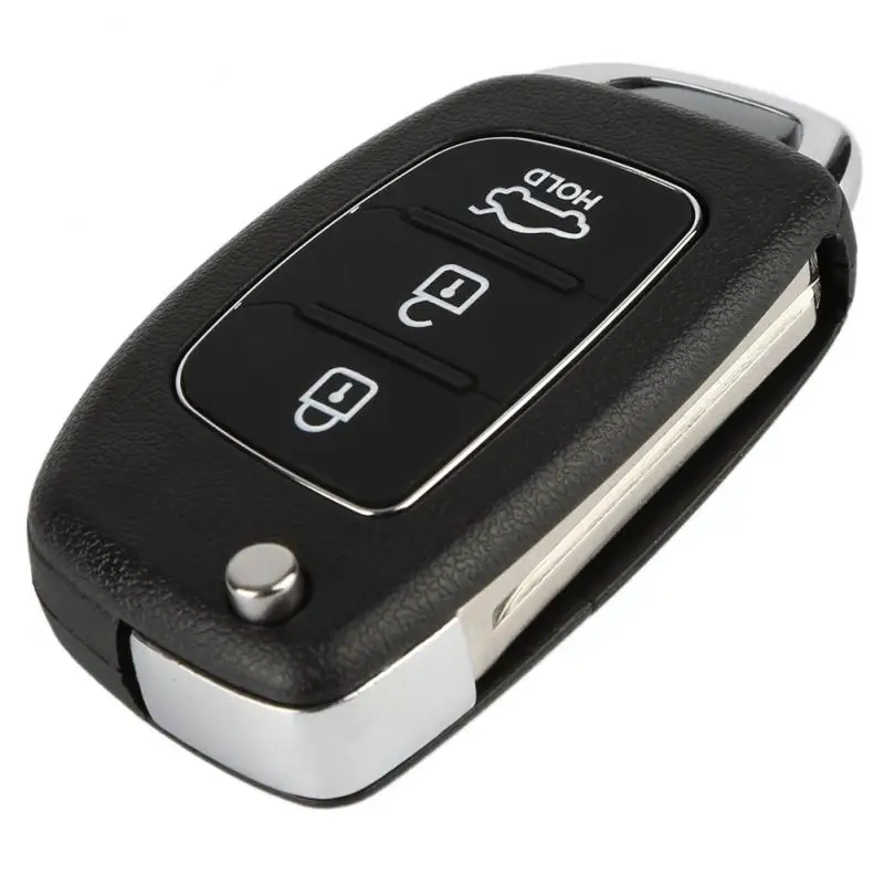

3-кнопочный Складной автомобильный пульт дистанционного управления, раскладной складной ключ, оболочка для HYUNDAI Ix45 Santa Fe, 3 кнопки, автомобил...