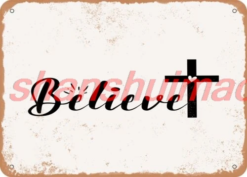 Металлический знак - Believe Винтажный SHANSUI