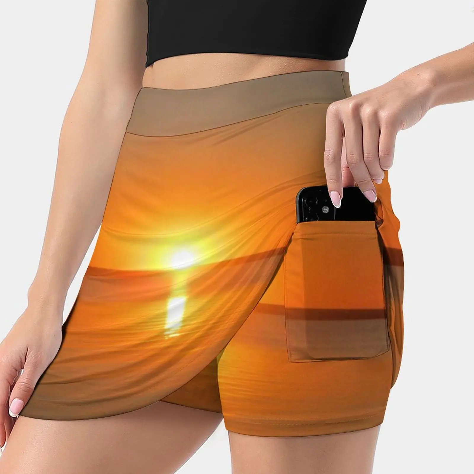 

Юбка Sunset-Shark Bay-Австралийская корейская мода, летние юбки для женщин светильник кие брючные юбки, юбка Sunset Sharkbay Australia