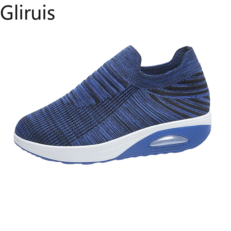 

Кроссовки женские сетчатые, дышащие легкие, Вулканизированная подошва, повседневная спортивная обувь, модные