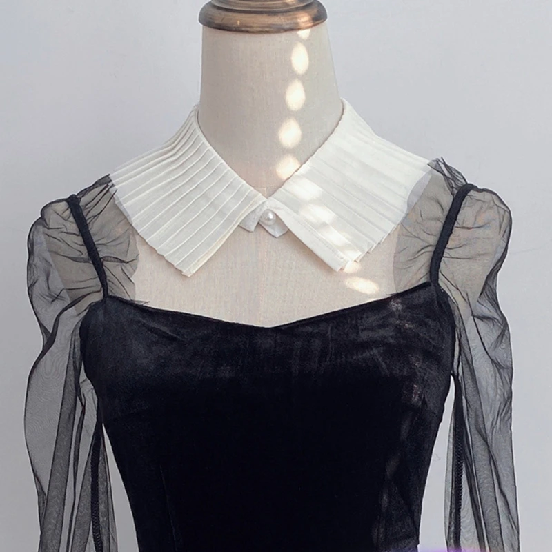 Sweet Style Women False Collar Ladies Half-Shirt Blouse Detachable Fake Collars