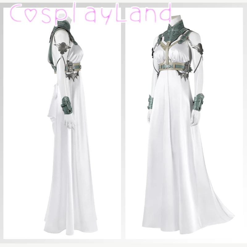 Костюм для косплея из игры FF 7 Tifa Aerith Yuffie платье без бретелек розы наряд с