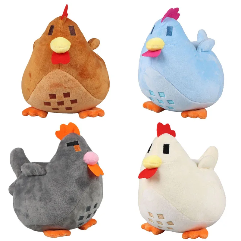 

20cm Stardew Valley Plush Toy Kawaii Stardew Valley Chicken Stuffed Toy Soft Chicken Animal Plush Doll Cute Gift for Kids Fans