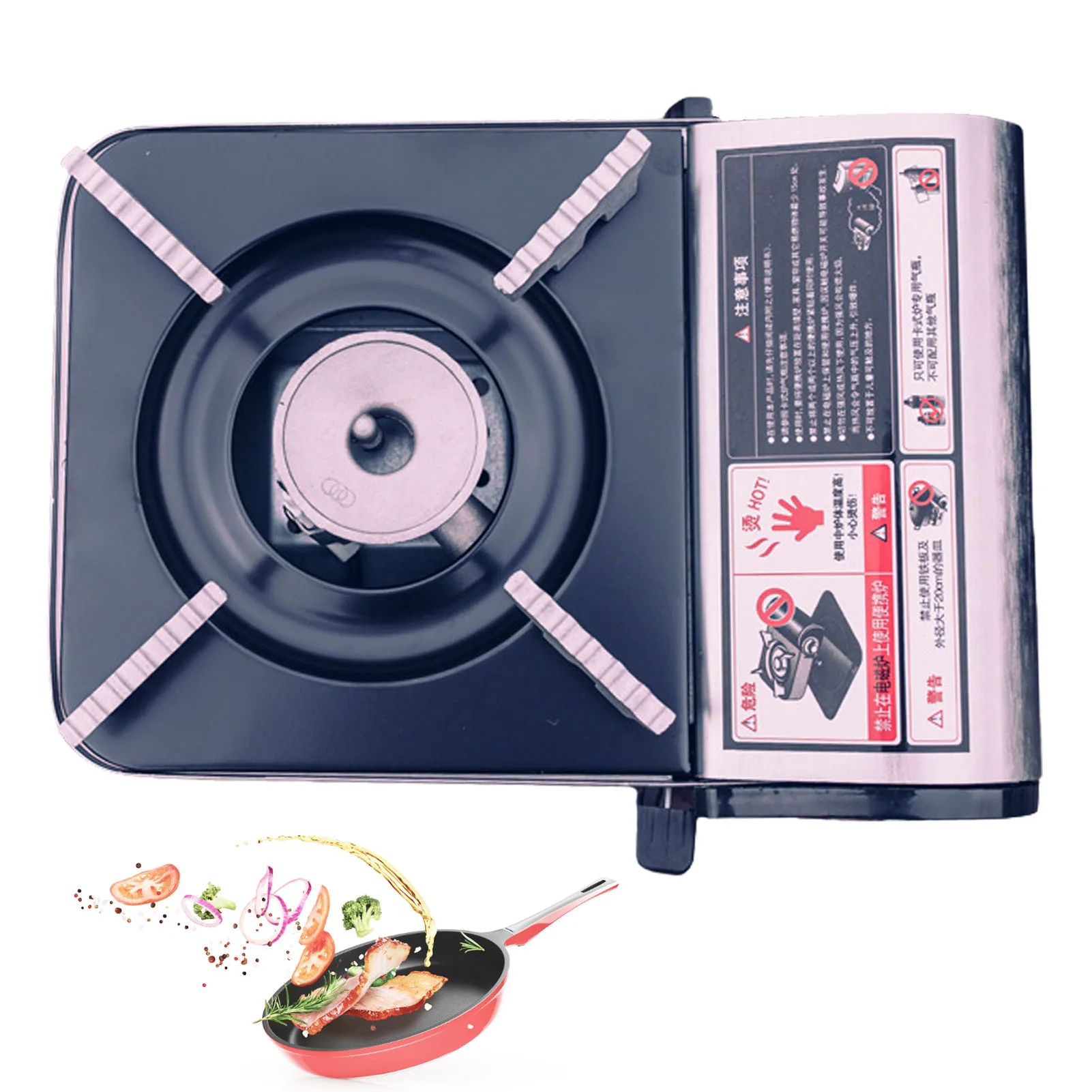 

Portable Camping Stove Mini Cassette Burner Safe Camping Burner Stove Single Burner Backpacking With Carrying Case For Picnic