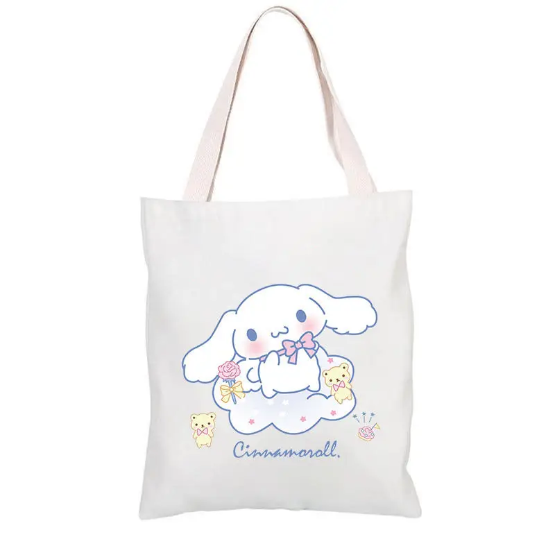 

Sanrio Cinnamoroll Babycinnamoroll Shoulder Bag Canvas Bag Messenger Bag Cute Student Shopping Girls Storage Tote Bag