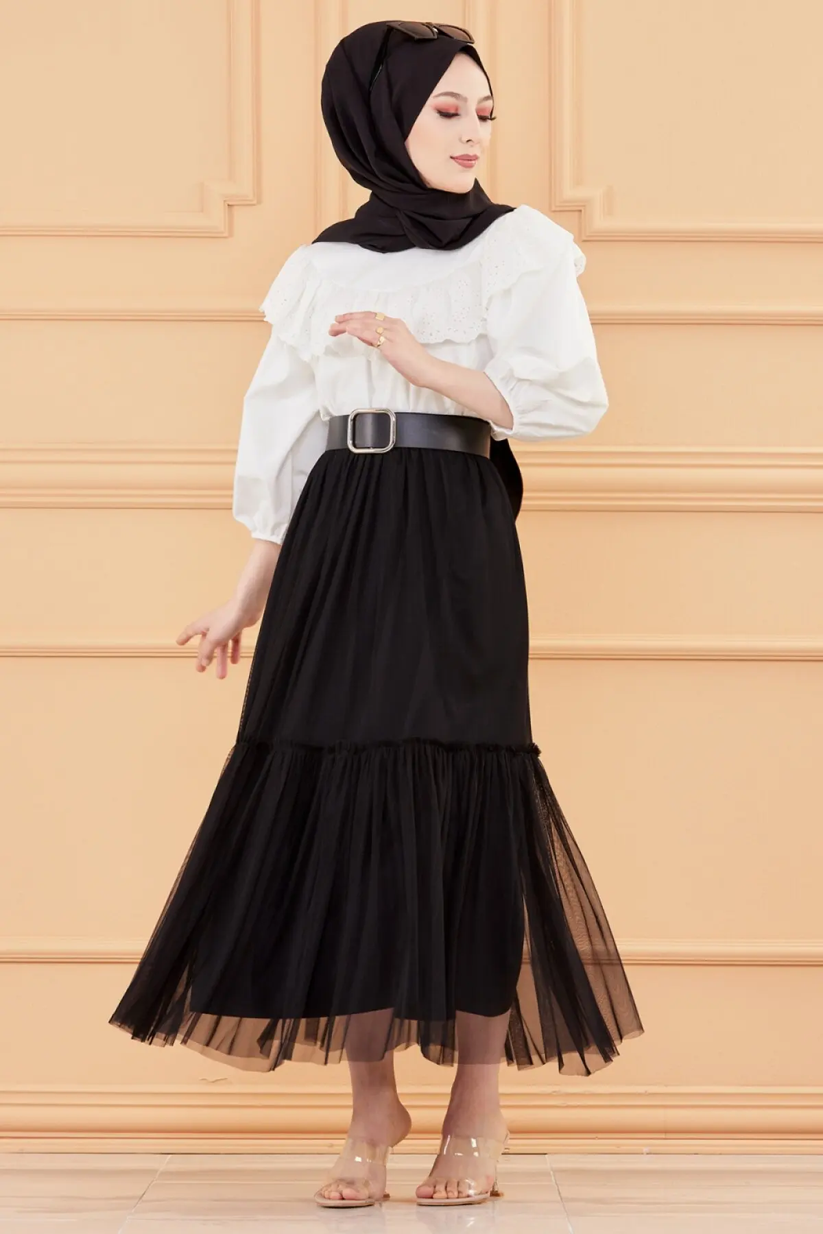 Туба мусульманское длинное марлевая юбка мусульманское платье код 2021 турецкий халат хиджаб летняя юбка
