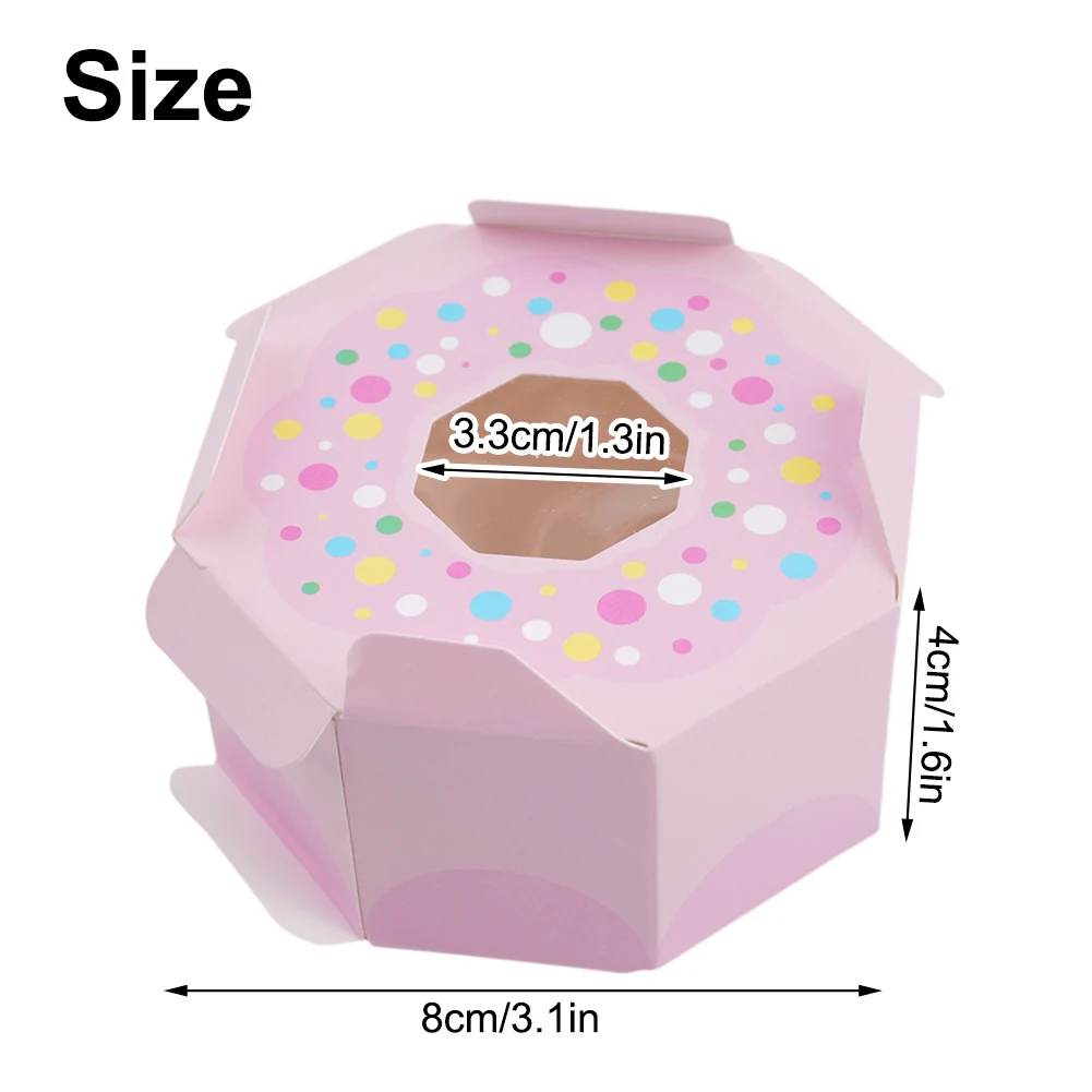 

20pcs Doughnut Donut Candy Box Sweet Chocolate Box For Donut Theme Party Birthday,dount Party Wedding Kids Party