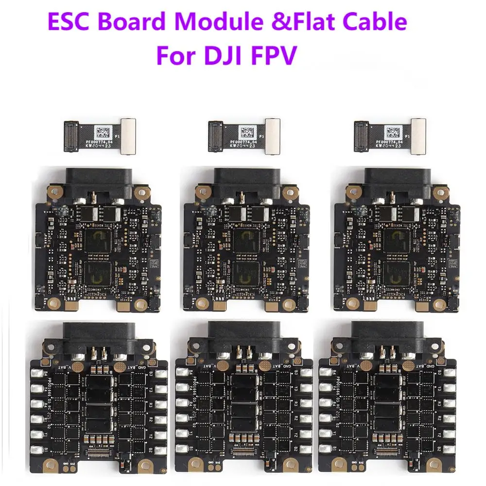 Оригинальный модуль платы ESC для DJI FPV ESC Гибкий плоский кабель самолета Подлинная запасная часть (используется, но протестирован)