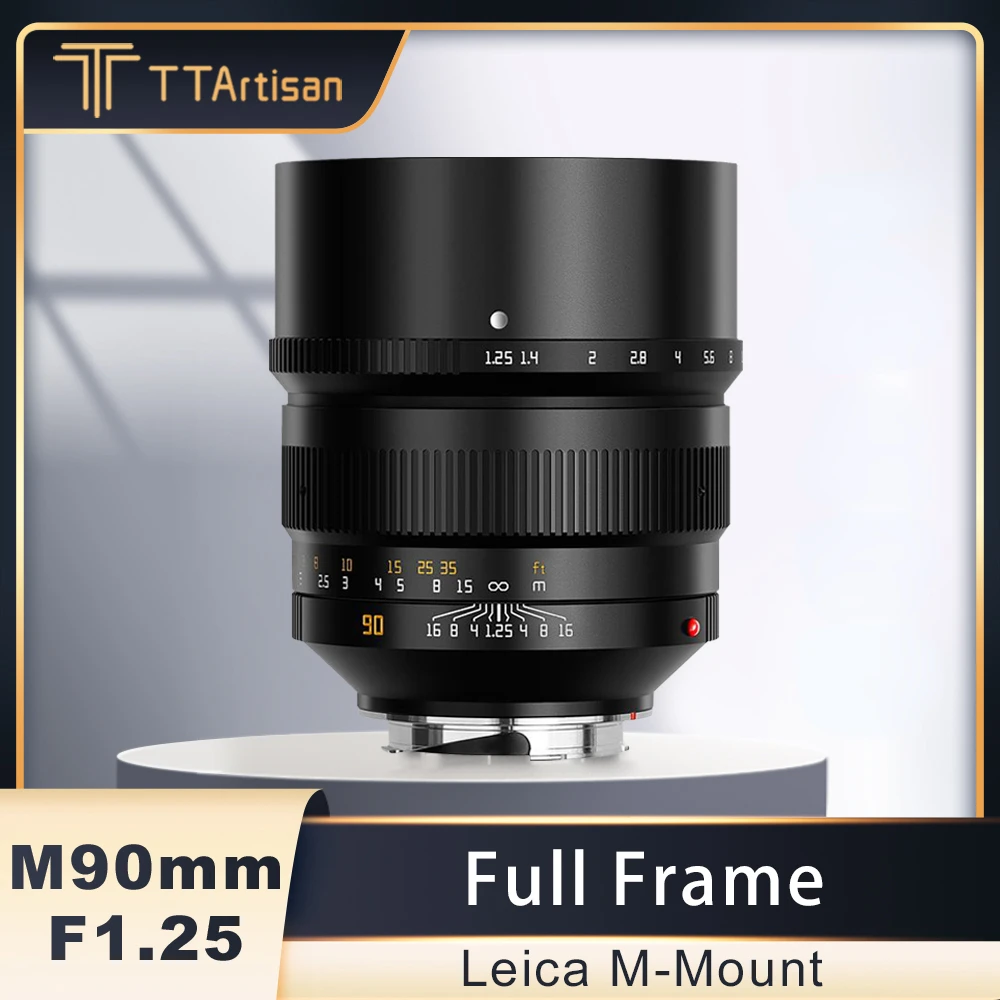 

Объектив TTArtisan 90 мм F1.25 Full Fame для камер Leica M-Mount, как Leica M-M M240 M3 M6 M7 M8 M9 M9p M10