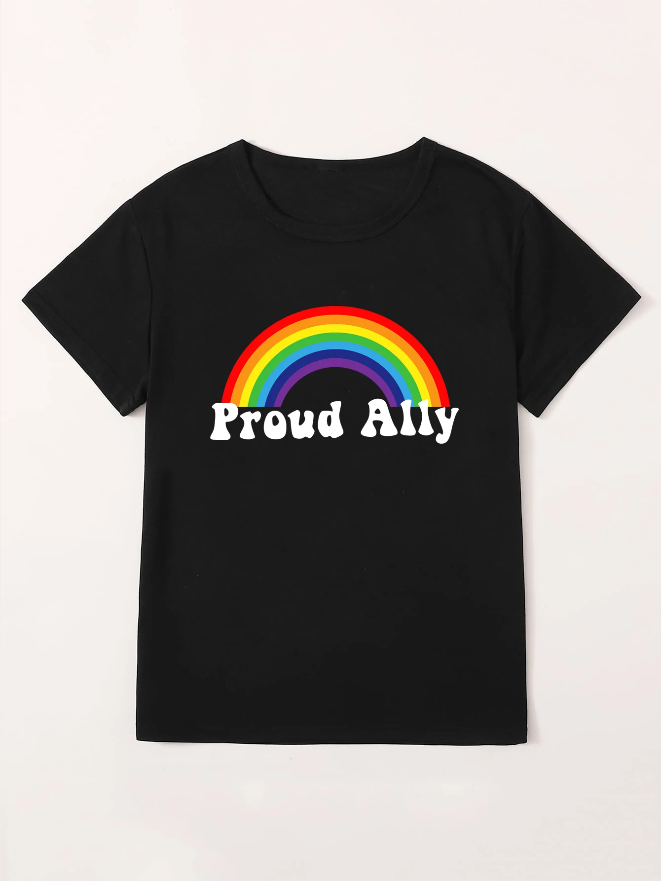

Rainbow Women's Clothing Summer 2022 Womens Fashion Polera Brazilian Selection See Through Punk Free Shipping Snidel Vintage Top