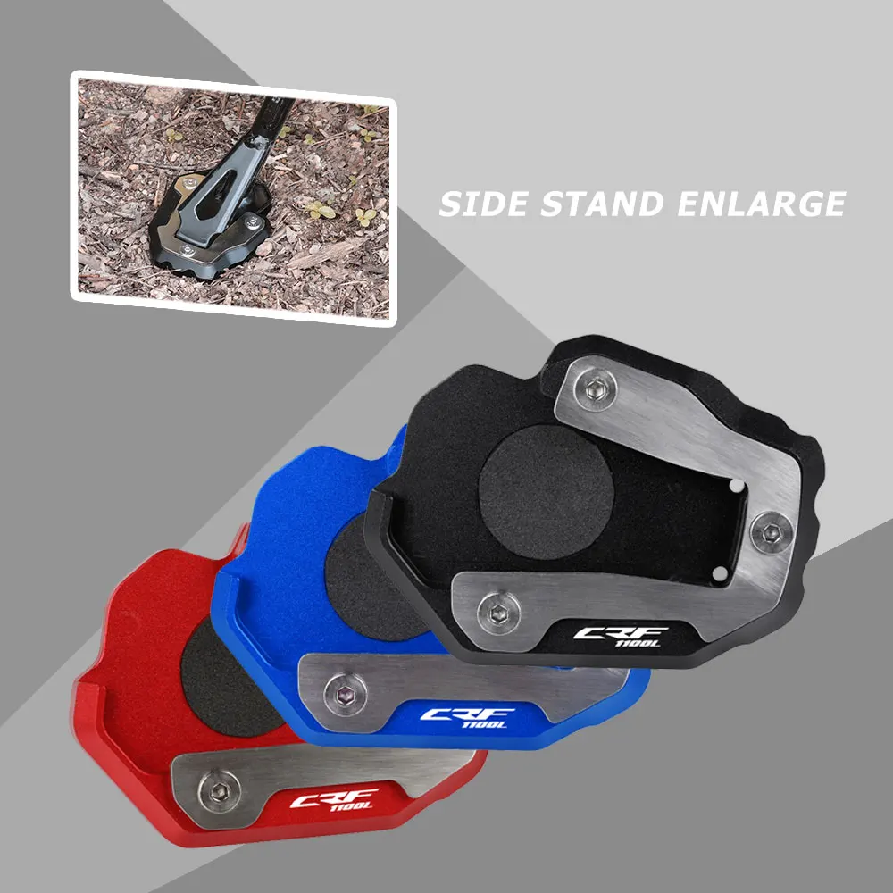 

CNC For HONDA CRF1100L CRF 1100 L Africa Twin Adv Sports DCT 19-2022 Kickstand Foot Side Stand Extension Base Enlarger Plate Pad
