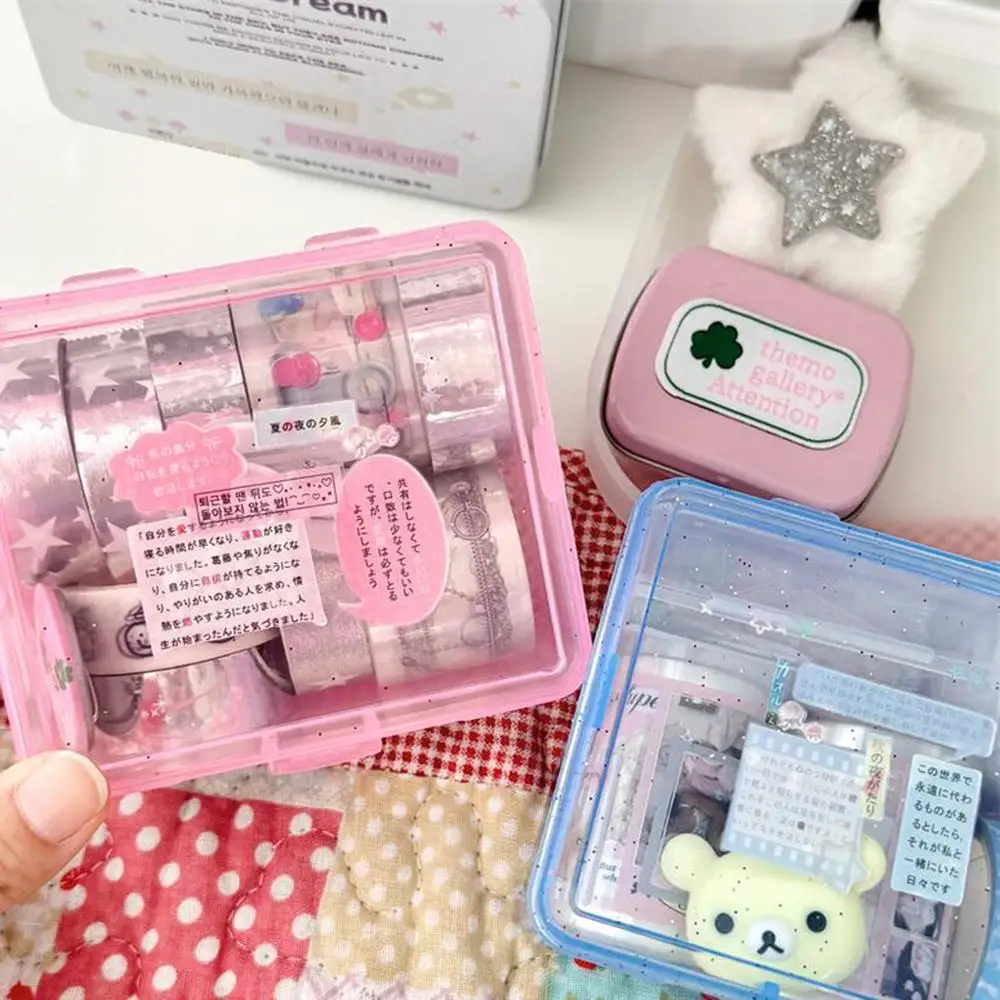 Прозрачный пластиковый ящик для хранения