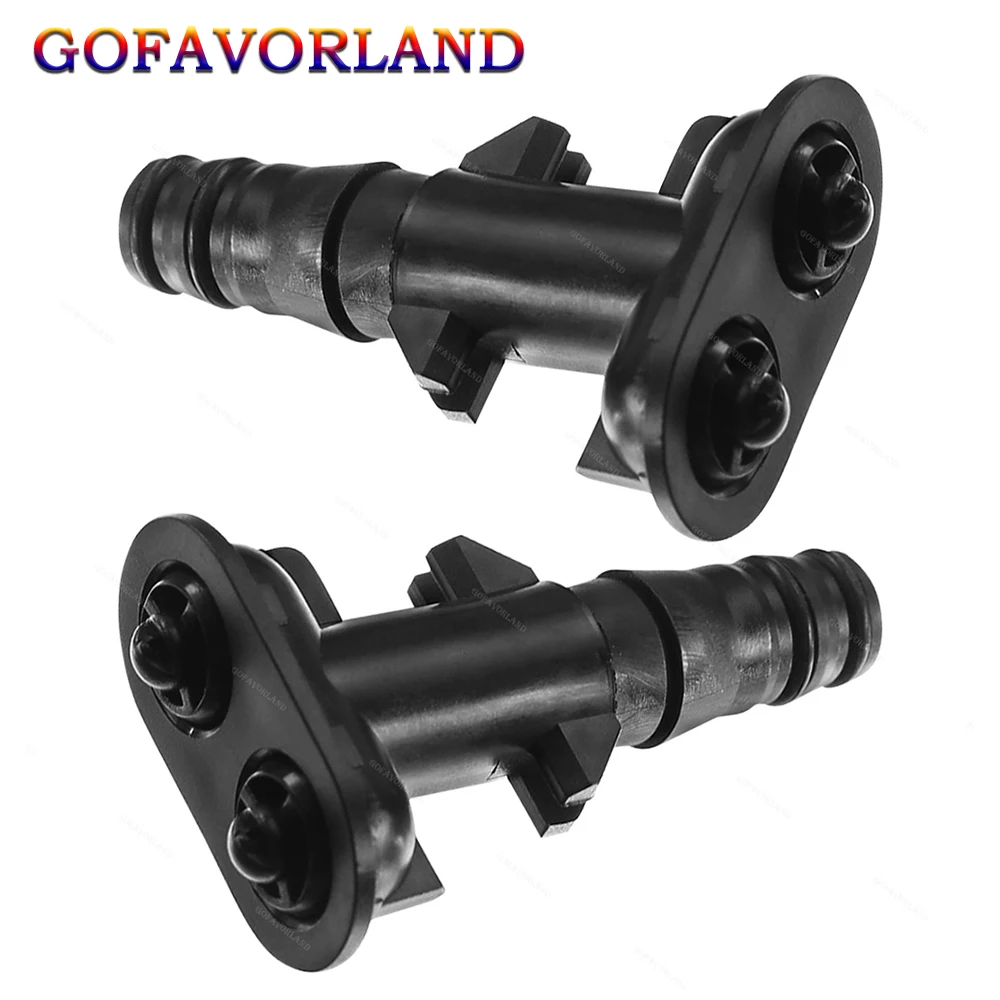 

LR010792 LR010791 Front Headlight Washer Nozzle Plastic Pair Left Right For Land Rover Range Rover V8 5.0L 2010 2011 2012